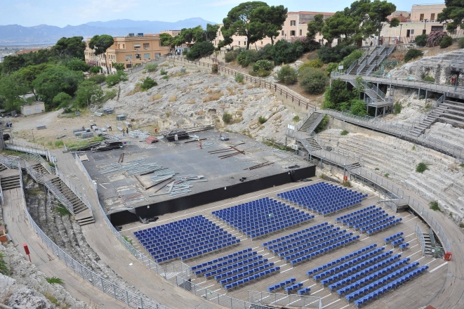 L'anfiteatro romano di Cagliari. Foto di P. Tolu